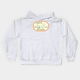 Explore the World Kids Hoodie